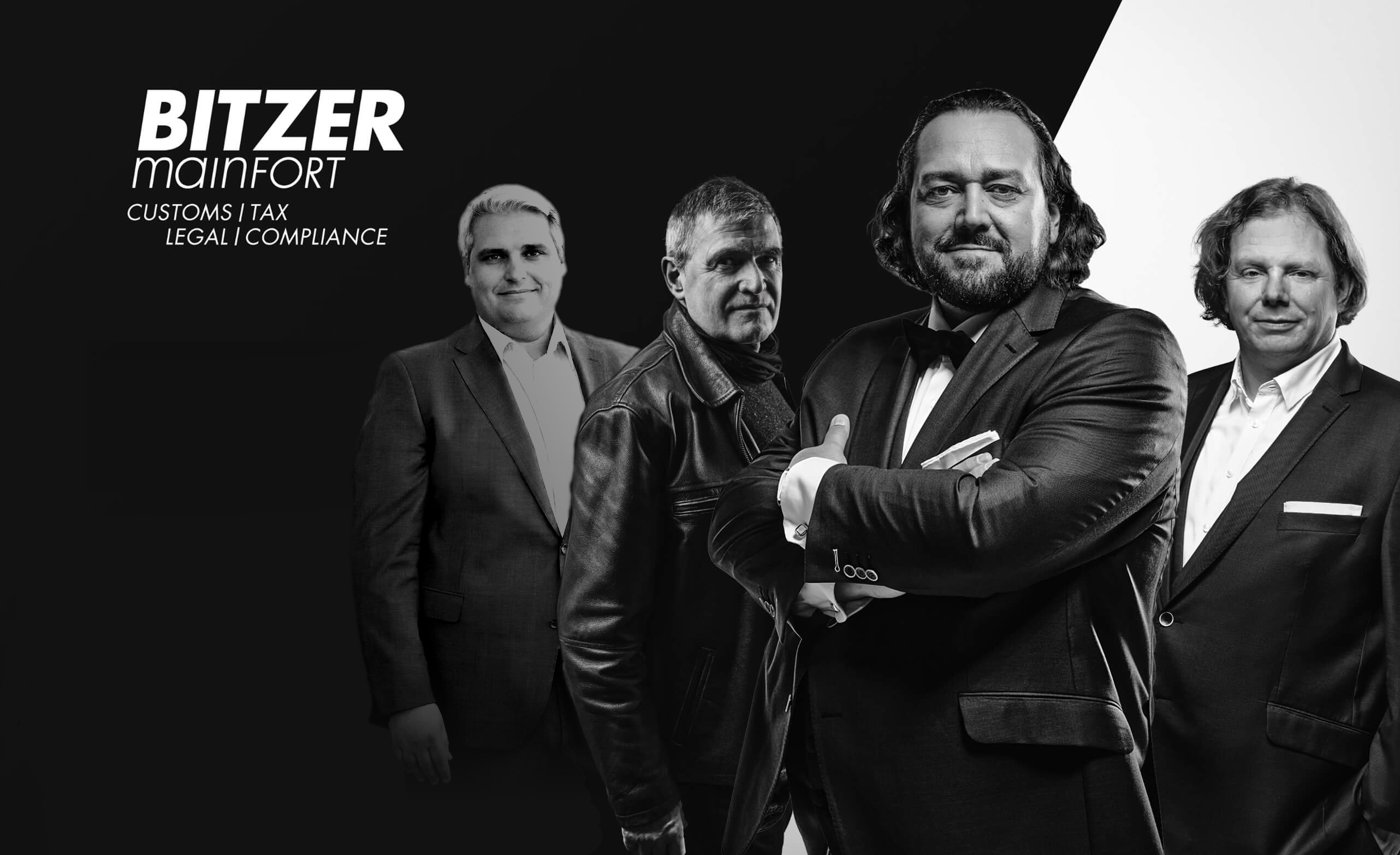 Markus Bitzer mit seinen Partnern und Frank Mateus – BITZER MAINFORT, Customs, Tax, Legal, Compliance